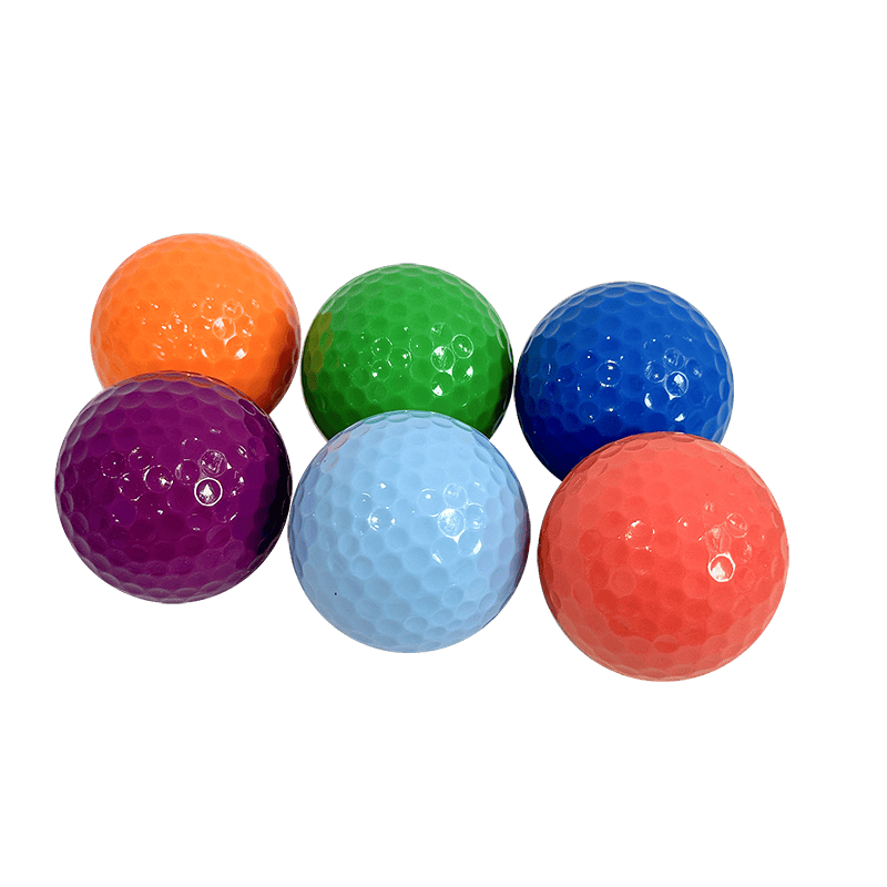 Värikäs harjoittelu golfpallo